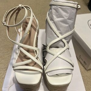 Aldo White Women's Strappy Sandals brand new